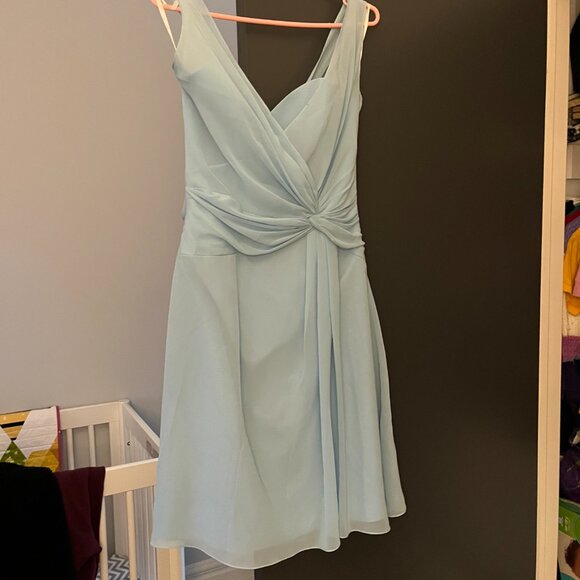 NWT B2 prom or bridesmaid midi dress, layered. Size 8. - Picture 2 of 3